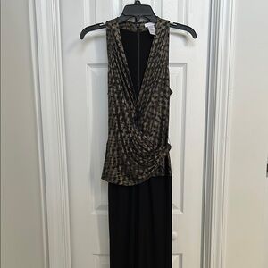 Cache Black and Gold Jumpsuit